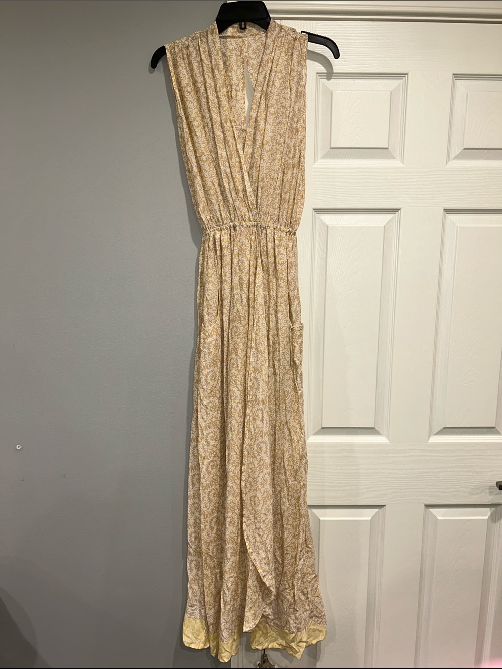 Natalie Martin Nico Sleeveless Maxi Dress Size Large Z29